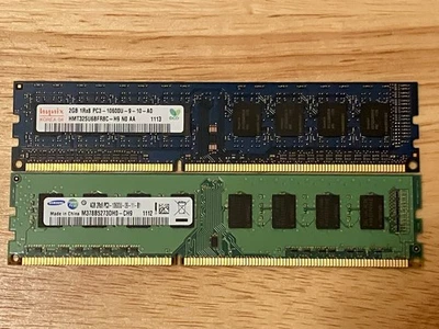 Gently Used Samsung Hynix 6GB Memory Kit, PC3-10600U Desktop Ram - Image 1 of 3