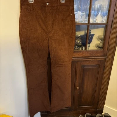 Old Navy Women's Size 16 High-Waisted Corduroy Wide-Leg Pants NWT Royal Velvet - Image 1 of 4