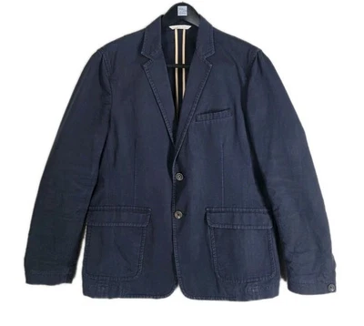 Abrigo deportivo Rag Bone chaqueta para hombre 44 L azul marino parche bolsillos pátina envejecida EE. UU. Foto 1 de 4