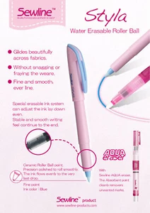 Marcador de tela Swline Styla tinta borrable por agua punto de cerámica súper suave - Imagen 1 de 3