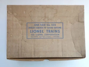 Trenes LIONEL Nº 022 Mando a Distancia Calibre "O" Interruptores Caja Vacía Original De Colección - Imagen 1 de 14