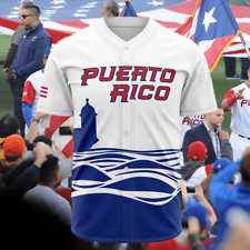 2023 World Baseball New Men's Puerto Rico Baseball Jersey Fan Made