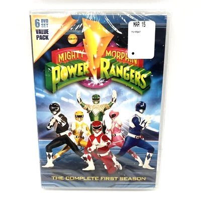 NEW Mighty Morphin Power Rangers: The Complete First Season (DVD, 6-Disc Set) - Image 1 of 4