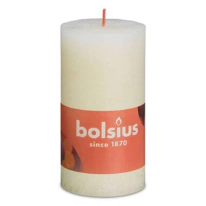 Bolsius Rustik Stumpenkerze weiche Perle 130/68mm - Bild 1 von 1