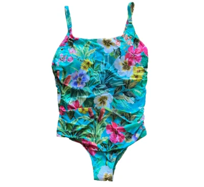 JANTZEN 1 PC Tropical MIO Control Abdomen Traje de Baño Traje de Baño para Mujer Talla 18 NUEVO Foto 1 de 4