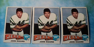 1975 Topps #313 John Riggins New York Jets HOF Sehr guter Zustand AUCT #11348 - Bild 1 von 2