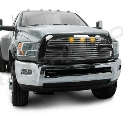 Big Horn 2+3x LED Negro Rejilla de Repuesto + Carcasa para 10-18 Dodge RAM 2500+3500 Foto 1 de 4