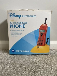Motorola Disney 2.4 GHz Single Line Cordless Phone Mickey Mouse 53669 New NOS - Zdjęcie 1 z 9