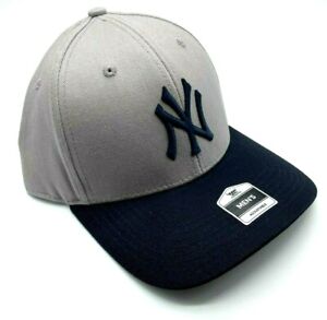 NEW YORK YANKEES HAT MLB BASEBALL MVP TWO TONE GREY ADJUSTABLE SNAPBACK CAP NEW