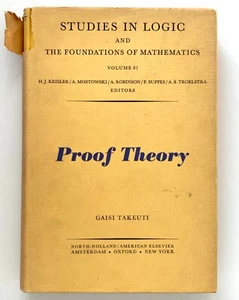 PROOF THEORY - Gaisi Takeuti North-Holland Publishing Company - Picture 1 of 2
