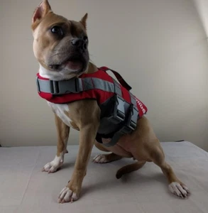 Helios Splash-Explore Outer Performance  Dog Harness and Life Red Medium M - Picture 1 of 6