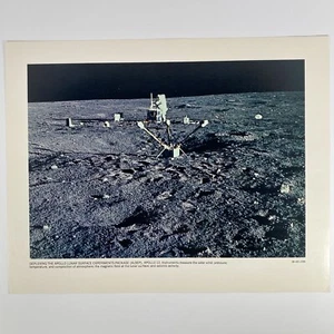 Vintage Apollo 12 Lunar Surface Experiments Package ALSEP NASA Photo 11x14" 1969 - Bild 1 von 7