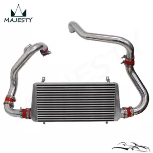 Front Mount Turbo Intercooler Kit For Nissan 240SX 180SX S13 CA18DET 89-94 Red - Picture 1 of 9