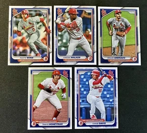 2024 Topps Bowman Paper Team Set Base and Prospects - St. Louis Cardinals - Picture 1 of 1