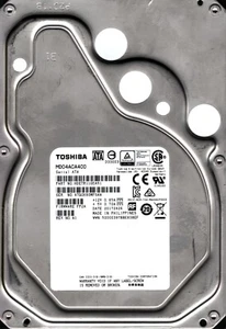 MD04ACA400 P/N: HDETR11GEA51 F/W: FP2A 4 TB FILIPINAS ABR 2017 TOSHIBA - Imagen 1 de 3