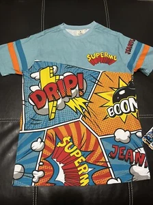 Camiseta gráfica Akademiks Jeanius Level Collection para hombre talla S - Imagen 1 de 8