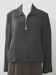 Blazer REFINATI talla 16 azul oscuro manga larga totalmente forrado - Imagen 1 de 3