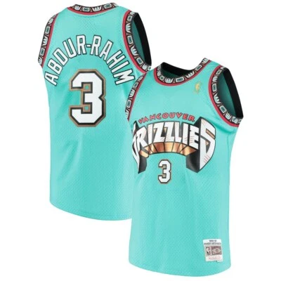 SHAREEF ABDUR-RAHIM Grizzlies Mitchell & Ness HARDWOOD CLASSIC Swingman Jersey - Image 1 of 2