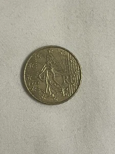 French 10 Euro Cents  - Picture 1 of 2