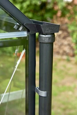 JULIANA Halls Fallrohr zu Gewächshaus Garden Room 2 Stück zubehör