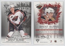 2003-04 Pacific Private Stock Titanium Retail /750 Brent Burns #123 Rookie RC