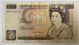 GRANDE-BRETAGNE - 10 POUNDS (1971-82) - Billet de banque // Qualité : TB - Picture 1 of 2