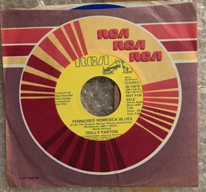 Dolly Parton-Tennessee Homesick Blues-RCA JB-13819 Promo Blue Vinyl 45 RPM NM- ! - Picture 1 of 3