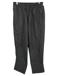 Sport Tek Men's Size Small Black Mesh Lined Straight Leg Wind Zip Cuff Pant New - Picture 1 of 12