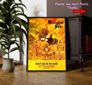 Póster del 40 aniversario de Mercyful Fate Don’t Break The Oath - Imagen 1 de 7