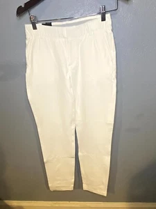 Under Armour Women's Golf Links Fitted Pant White SZ 2 1326934-100 *Brand New* - Picture 1 of 10