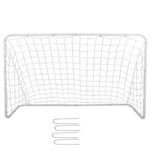 6 x 4 Ft Steel Soccer Goal Football Net Kids Backyard Game Sports Training - Picture 1 of 4