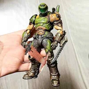 16 cm anime Figma Sp-140 Doom Eternal Doom Slayer figure distruggi guerriero eterno - Foto 1 di 8