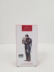 Star Wars Mandalorian I’ll See You Again Hallmark Christmas Ornament 2022 RARE - Picture 1 of 5
