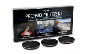 Hoya PROND 52mm ACCU-ND Neutral Density Filter Kit - ND8, ND64, ND1000 & Case - Picture 1 of 7