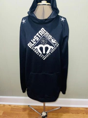 NBA All Star Game Sweater 2019 Jordan Logo Charlotte North Carolina Sz L Tall Cover