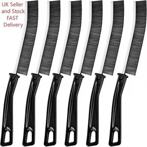 6Pcs Hard Bristle Crevice Cleaning Brush Bathroom Crevice Gaps Brush for in Home - Picture 1 of 6