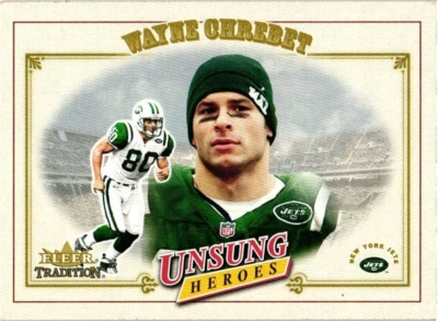 2001 FLEER TRADITION WAYNE CHREBET UNSUNG HEROES #316 CARD $0.99 VALUE BOX - Image 1 of 2