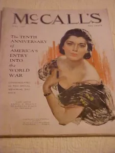 Mai 1927 McCALL'S Magazine 10. Jahrestag Amerikas Eintritt in den Weltkrieg - Bild 1 von 9