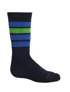 Icebreaker Merino Kid's Ski Medium Over the Calf Stripe Socks - Bild 1 von 2