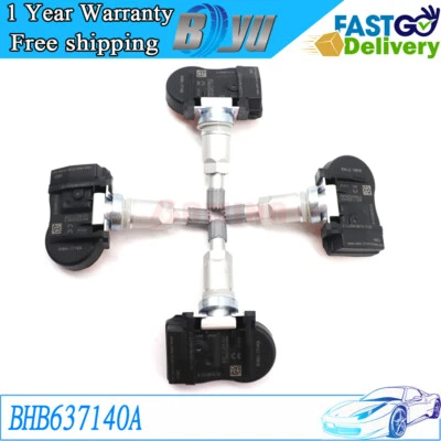 4PCS TPMS Tire Pressure Sensor For 2009-2014 Mazda CX-5 MX-5 MIATA BHB637140A CN - Image 1 of 4