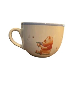 Taza de té grande de sopa de café Disney Simply Pooh flores abejorros de gran tamaño - Imagen 1 de 5