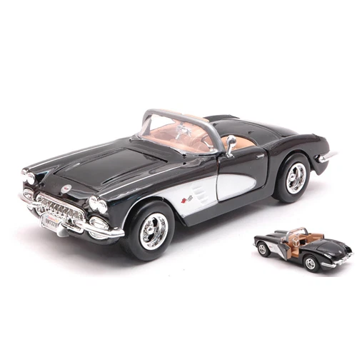 MotorMax CHEVROLET CORVETTE 1959 BLACK 1 24 - MTM73216BK