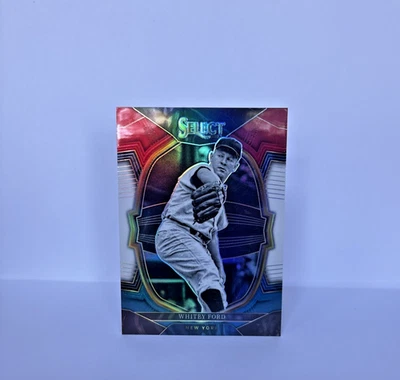 2023 Panini Select Concourse Tri-Color Prizm Whitey Ford #99 HOF - Image 1 of 2