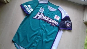 HOKKAIDO Nipponham FIGHTERS Baseball-Trikot-Shirt L neuw. PACIFIC LEAGUE grün - Bild 1 von 2