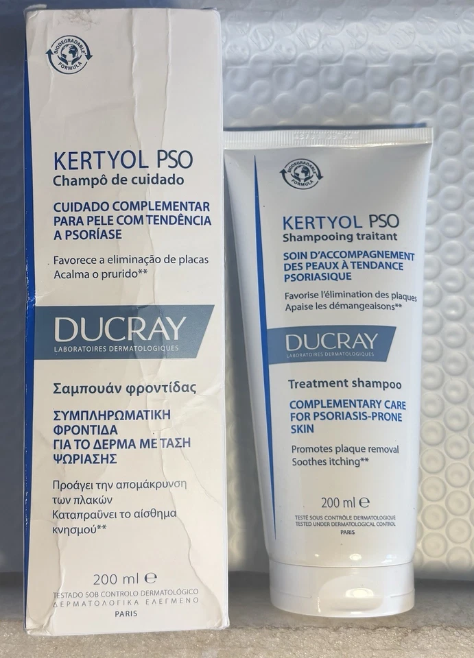 Ducray Kertyol PSO Rebalancing Psoriasis Treatment Shampoo 200ml Exp 09/2027 - Image 1 of 1