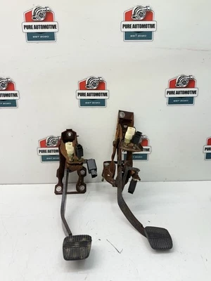 1990-1996 Nissan 300ZX Z32 MT Manual Trans Clutch Brake Pedal Set Pair OEM - Image 1 of 4