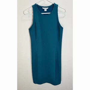 Vestido ATHLETA para mujer costilla suave mini tanque costa verde azulado viaje ocio talla pequeña - Imagen 1 de 9