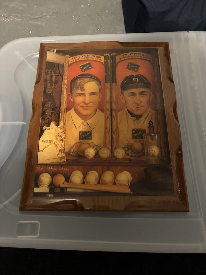 Arte de pared decorativo Christy Mathewson and Ty Cobb Foto 1 de 4