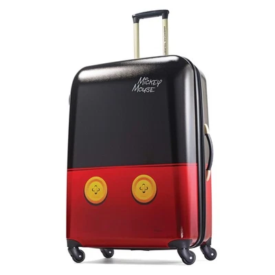 Disney Hardside Luggage With Spinner Wheels, Mickey Mouse Pants, Checked-Larg... - Image 1 of 4