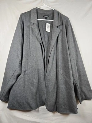 CHAQUETA BLAZER TÓRRIDA MANGA LARGA JERSEY LARGO ABRIGO BLAZER 4X NUEVA Foto 1 de 4